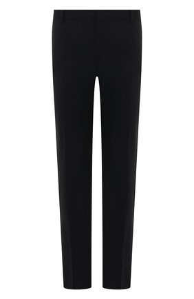 Мужские шерстяные брюки VALENTINO темно-синего цвета, арт. TV3RB54025S | Фото 1 (Материал внешний: Шерсть; Случай: Повседневный; Длина (брюки, джинсы): Стандартные)