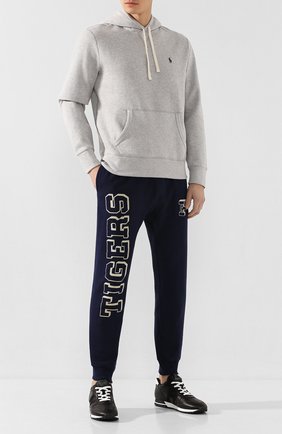 Мужской хлопковые джоггеры POLO RALPH LAUREN темно-синего цвета по цене 15750 руб., арт. 710775931 | Фото 2 Мужской хлопковые джоггеры POLO RALPH LAUREN темно-синего цвета, арт. 710775931 | Фото 2