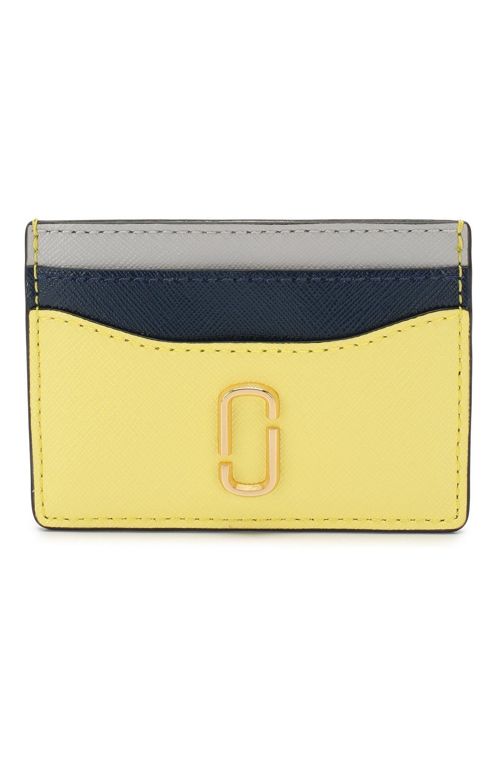 Женский кожаный футляр для кредитных карт MARC JACOBS (THE) желтого цвета, арт. M0013355 | Фото 1