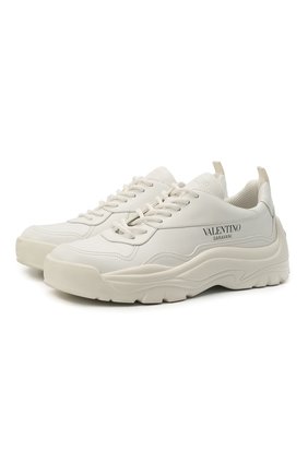Кожаные кроссовки Valentino Garavani Gumboy | Фото №1 Кожаные кроссовки Valentino Garavani Gumboy | Фото №1
