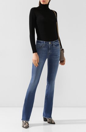 Женские джинсы FRAME DENIM голубого цвета по цене 23950 руб., арт. LMB865 | Фото 2 Женские джинсы FRAME DENIM голубого цвета, арт. LMB865 | Фото 2