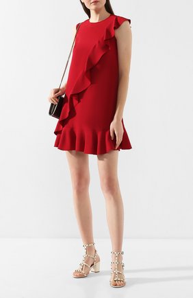 Женское платье REDVALENTINO красного цвета по цене 44600 руб., арт. TR3VAL10/0F1 | Фото 2 Женское платье REDVALENTINO красного цвета, арт. TR3VAL10/0F1 | Фото 2