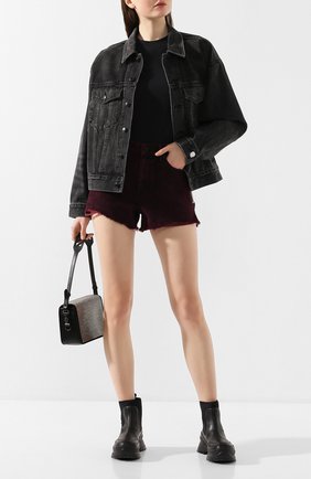 Женские джинсовые шорты DENIM X ALEXANDER WANG розового цвета по цене 23150 руб., арт. 4DC1204689 | Фото 2 Женские джинсовые шорты DENIM X ALEXANDER WANG розового цвета, арт. 4DC1204689 | Фото 2