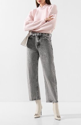 Женские джинсы DENIM X ALEXANDER WANG светло-серого цвета по цене 27850 руб., арт. 4DC1204650 | Фото 2 Женские джинсы DENIM X ALEXANDER WANG светло-серого цвета, арт. 4DC1204650 | Фото 2