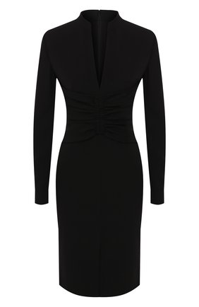 Женское шелковое платье TOM FORD черного цвета по цене 324500 руб., арт. AB2769-FAX187 | Фото 1 Женское шелковое платье TOM FORD черного цвета, арт. AB2769-FAX187 | Фото 1