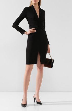 Женское шелковое платье TOM FORD черного цвета по цене 324500 руб., арт. AB2769-FAX187 | Фото 2 Женское шелковое платье TOM FORD черного цвета, арт. AB2769-FAX187 | Фото 2