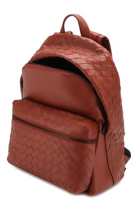 Мужской кожаный рюкзак BOTTEGA VENETA коричневого цвета по цене 199500 руб., арт. 599634/VCPQ2 | Фото 4 Мужской кожаный рюкзак BOTTEGA VENETA коричневого цвета, арт. 599634/VCPQ2 | Фото 4