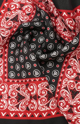 Мужской шелковый платок DOLCE & GABBANA разноцветного цвета по цене 8480 руб., арт. GR412E/G0T19 | Фото 2 Мужской шелковый платок DOLCE & GABBANA разноцветного цвета, арт. GR412E/G0T19 | Фото 2