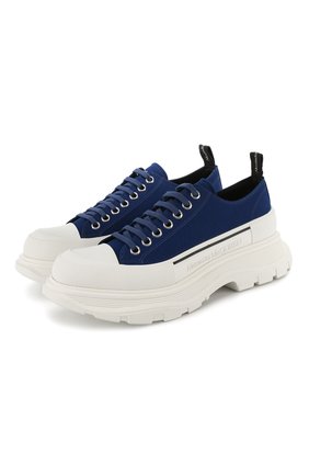 Мужские текстильные кроссовки tread slick ALEXANDER MCQUEEN синего цвета по цене 43100 руб., арт. 604257/W4LR1 | Фото 1 Мужские текстильные кроссовки tread slick ALEXANDER MCQUEEN синего цвета, арт. 604257/W4LR1 | Фото 1