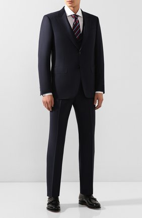 Мужская хлопковая сорочка KITON белого цвета по цене 74250 руб., арт. UCIH000340100P | Фото 2 Мужская хлопковая сорочка KITON белого цвета, арт. UCIH000340100P | Фото 2 (Рукава: Длинные; Материал внешний: Хлопок; Длина (для топов): Стандартные; Случай: Формальный; Принт: Однотонные; Манжеты: На пуговицах; Воротник: Акула)