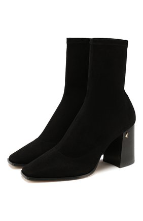 Женские замшевые ботильоны bryelle 85 JIMMY CHOO черного цвета по цене 74600 руб., арт. BRYELLE 85/SSU | Фото 1 Женские замшевые ботильоны bryelle 85 JIMMY CHOO черного цвета, арт. BRYELLE 85/SSU | Фото 1