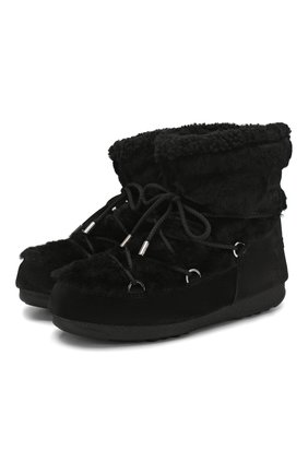Замшевые сапоги Yves Salomon x Moon Boot | Фото №1 Замшевые сапоги Yves Salomon x Moon Boot | Фото №1