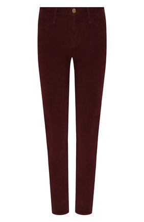 Женские вельветовые брюки FRAME DENIM бордового цвета по цене 23050 руб., арт. LHSKCD523 | Фото 1 Женские вельветовые брюки FRAME DENIM бордового цвета, арт. LHSKCD523 | Фото 1