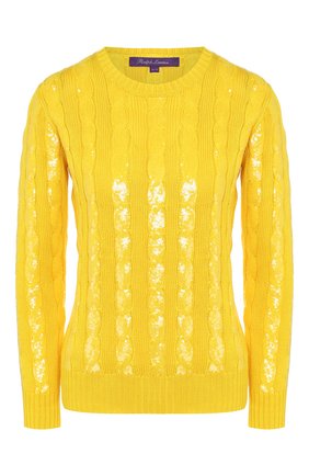 Женский шелковый свитер RALPH LAUREN желтого цвета по цене 275000 руб., арт. 290788789 | Фото 1 Женский шелковый свитер RALPH LAUREN желтого цвета, арт. 290788789 | Фото 1