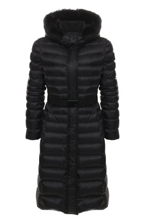 Женский пуховик с поясом RALPH LAUREN черного цвета по цене 179000 руб., арт. 290783715 | Фото 1 Женский пуховик с поясом RALPH LAUREN черного цвета, арт. 290783715 | Фото 1