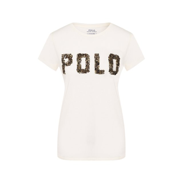 Хлопковая футболка Polo Ralph Lauren 10665888