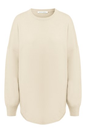 Женский кашемировый свитер EXTREME CASHMERE бежевого цвета по цене 46650 руб., арт. 053/CREW H0P | Фото 1 Женский кашемировый свитер EXTREME CASHMERE бежевого цвета, арт. 053/CREW H0P | Фото 1