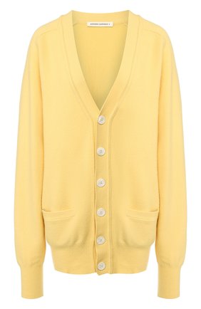Женский кашемировый кардиган EXTREME CASHMERE желтого цвета по цене 45350 руб., арт. 117/CARDIGAN | Фото 1 Женский кашемировый кардиган EXTREME CASHMERE желтого цвета, арт. 117/CARDIGAN | Фото 1