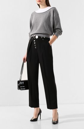 Женская шерстяной пуловер ALEXANDERWANG.T серого цвета по цене 34300 руб., арт. 4KC1201012 | Фото 2 Женская шерстяной пуловер ALEXANDERWANG.T серого цвета, арт. 4KC1201012 | Фото 2