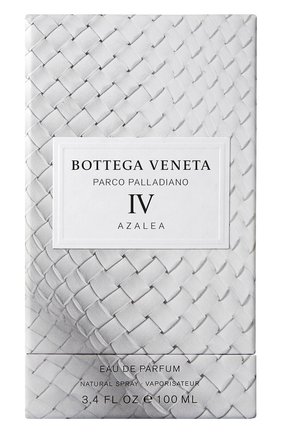 Парфюмерная вода iv azalea (100ml) BOTTEGA VENETA бесцветного цвета по цене 28400 руб., арт. 3614225940613 | Фото 3 Парфюмерная вода iv azalea (100ml) BOTTEGA VENETA бесцветного цвета, арт. 3614225940613 | Фото 3 (Unisex: Unisex; Статус проверки: Проверена категория; Ограничения доставки: flammable)