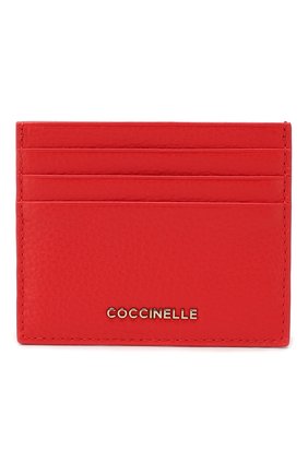 Женский кожаный футляр для кредитных карт COCCINELLE красного цвета по цене 4180 руб., арт. E2 FW5 12 95 01 | Фото 1 Женский кожаный футляр для кредитных карт COCCINELLE красного цвета, арт. E2 FW5 12 95 01 | Фото 1