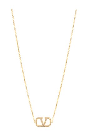 Женское колье valentino garavani vlogo VALENTINO золотого цвета по цене 29950 руб., арт. TW2J0C37/YCW | Фото 2 Женское колье valentino garavani vlogo VALENTINO золотого цвета, арт. TW2J0C37/YCW | Фото 2
