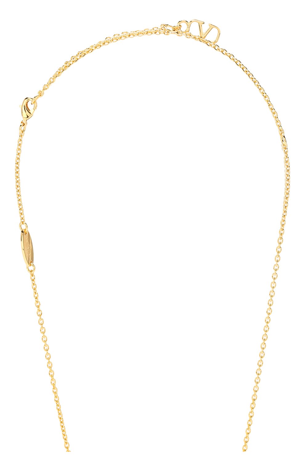 Женское колье valentino garavani vlogo VALENTINO золотого цвета по цене 29950 руб., арт. TW2J0C37/YCW | Фото 3 Женское колье valentino garavani vlogo VALENTINO золотого цвета, арт. TW2J0C37/YCW | Фото 3