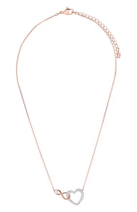 Женское колье infinity SWAROVSKI золотого цвета по цене 7980 руб., арт. 5518865 | Фото 1 Женское колье infinity SWAROVSKI золотого цвета, арт. 5518865 | Фото 1