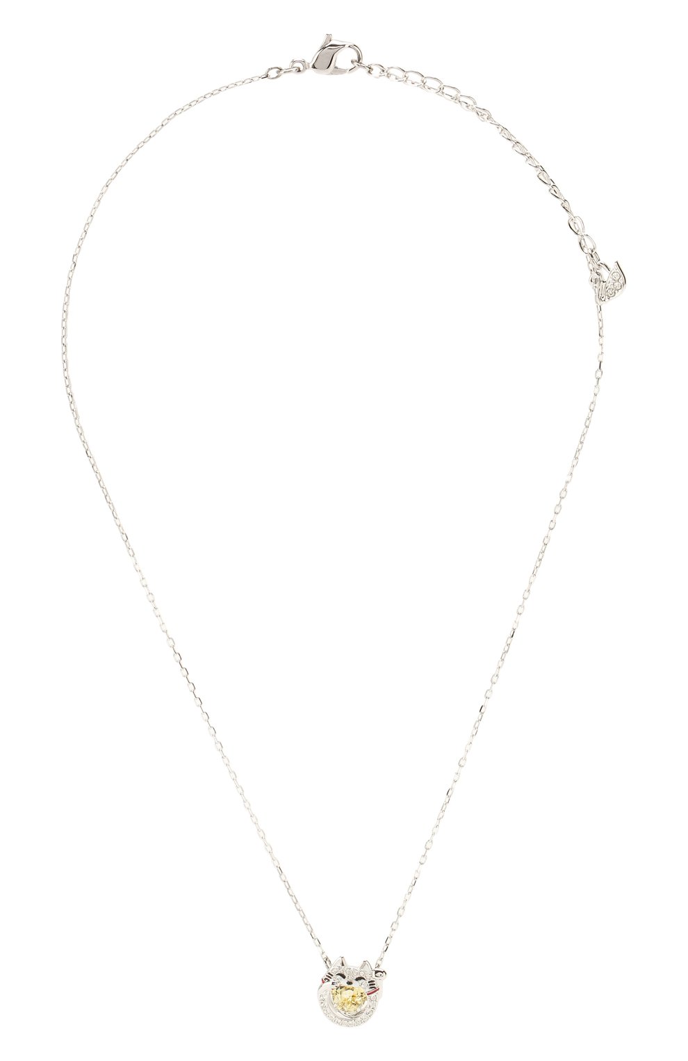 Женская кулон cat cecy SWAROVSKI серебряного цвета, арт. 5515438 | Фото 1