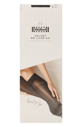 Женские капроновые гольфы WOLFORD серого цвета по цене 2300 руб., арт. 30923 | Фото 1 Женские капроновые гольфы WOLFORD серого цвета, арт. 30923 | Фото 1