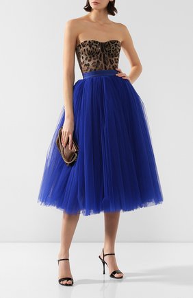 Женская топ-бюстье DOLCE & GABBANA леопардового цвета по цене 69700 руб., арт. F73V4T/FSEGZ | Фото 2 Женская топ-бюстье DOLCE & GABBANA леопардового цвета, арт. F73V4T/FSEGZ | Фото 2