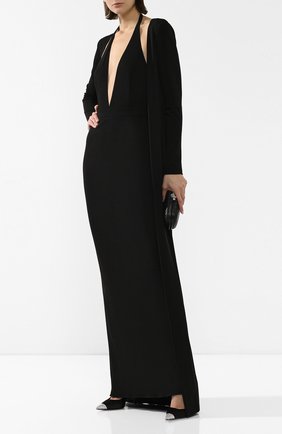 Женский кардиган из вискозы TOM FORD черного цвета по цене 173500 руб., арт. CAJ008-FAX162 | Фото 2 Женский кардиган из вискозы TOM FORD черного цвета, арт. CAJ008-FAX162 | Фото 2