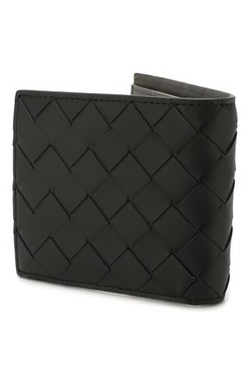 Мужской кожаное портмоне BOTTEGA VENETA черного цвета по цене 36200 руб., арт. 605722/VCPQ6 | Фото 2 Мужской кожаное портмоне BOTTEGA VENETA черного цвета, арт. 605722/VCPQ6 | Фото 2