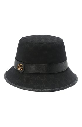 Мужская панама GUCCI черного цвета по цене 0 руб., арт. 576587/4HG53 | Фото 1 Мужская панама GUCCI черного цвета, арт. 576587/4HG53 | Фото 1 (Материал: Текстиль, Синтетический материал)