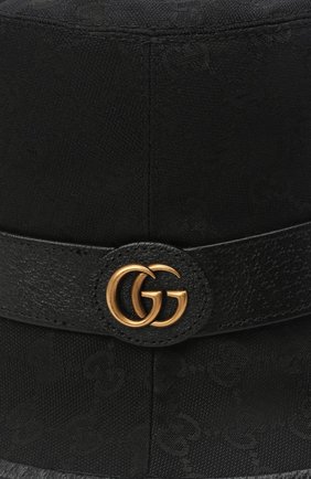 Мужская панама GUCCI черного цвета по цене 0 руб., арт. 576587/4HG53 | Фото 3 Мужская панама GUCCI черного цвета, арт. 576587/4HG53 | Фото 3 (Материал: Текстиль, Синтетический материал)