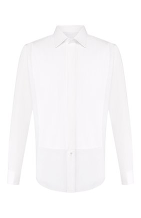 Мужская хлопковая сорочка BRIONI белого цвета по цене 52600 руб., арт. RCS014/0Z022 | Фото 1 Мужская хлопковая сорочка BRIONI белого цвета, арт. RCS014/0Z022 | Фото 1