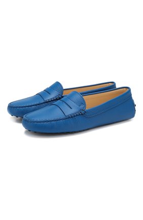 Женские кожаные мокасины gommini TOD’S синего цвета по цене 28700 руб., арт. XXW00G000105J1 | Фото 1 Женские кожаные мокасины gommini TOD’S синего цвета, арт. XXW00G000105J1 | Фото 1