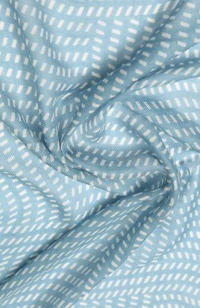 Женский платок rhythmic из смеси кашемира и шелка LORO PIANA голубого цвета по цене 79650 руб., арт. FAI9817 | Фото 2 Женский платок rhythmic из смеси кашемира и шелка LORO PIANA голубого цвета, арт. FAI9817 | Фото 2