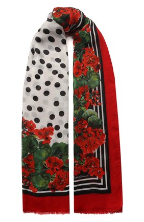 Мужские шарф DOLCE & GABBANA красного цвета по цене 29950 руб., арт. FS184A/GDN27 | Фото 1 Мужские шарф DOLCE & GABBANA красного цвета, арт. FS184A/GDN27 | Фото 1