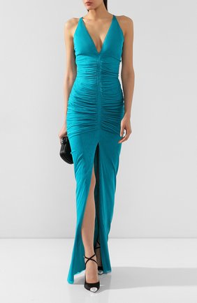 Женское шелковое платье TOM FORD синего цвета по цене 414500 руб., арт. AB2780-FAX401 | Фото 2 Женское шелковое платье TOM FORD синего цвета, арт. AB2780-FAX401 | Фото 2 (Материал подклада: Шелк; Материал внешний: Шелк; Рукава: Без рукавов; Длина Ж (юбки, платья, шорты): Макси; Случай: Вечерний)