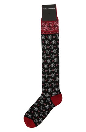 Мужские носки DOLCE & GABBANA черного цвета по цене 7420 руб., арт. GC126A/G1JD0 | Фото 1 Мужские носки DOLCE & GABBANA черного цвета, арт. GC126A/G1JD0 | Фото 1