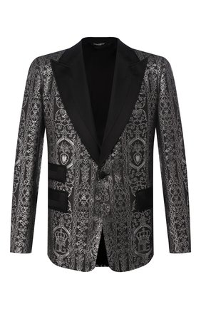 Мужской пиджак DOLCE & GABBANA черного цвета по цене 199000 руб., арт. G2MQ2T/HJMFK | Фото 1 Мужской пиджак DOLCE & GABBANA черного цвета, арт. G2MQ2T/HJMFK | Фото 1