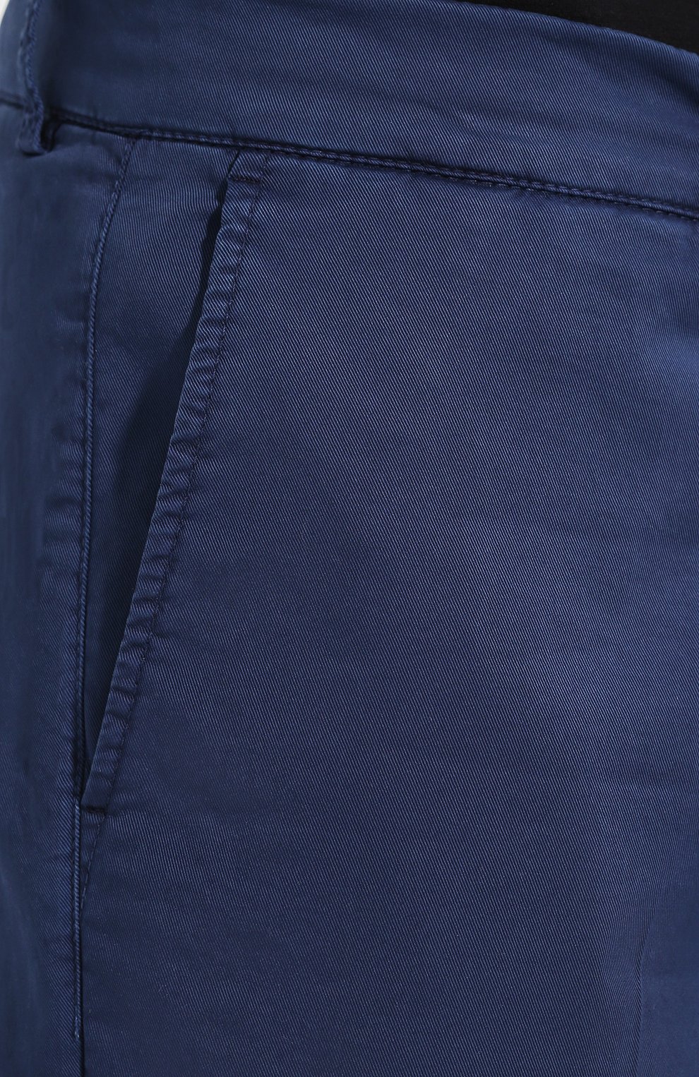 Мужские хлопковые брюки BRUNELLO CUCINELLI темно-синего цвета, арт. M289LB1150 | Фото 5 (Случай: Повседневный; Материал внешний: Хлопок; Стили: Кэжуэл)