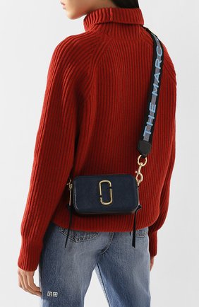 Женская сумка snapshot small MARC JACOBS (THE) синего цвета по цене 29950 руб., арт. M0014146 | Фото 2 Женская сумка snapshot small MARC JACOBS (THE) синего цвета, арт. M0014146 | Фото 2
