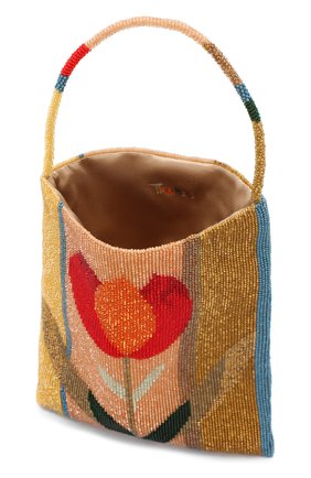 Женская сумка THE ROW разноцветного цвета, арт. W1227W782 | Фото 4 (Женское Кросс-КТ: Вечерняя сумка; Сумки-технические: Сумки top-handle; Размер: mini; Материал: Текстиль)