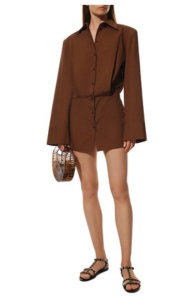 Женские резиновые сандалии valentino garavani summer rockstud VALENTINO черного цвета по цене 30800 руб., арт. TW2S0H38/PVS | Фото 2 Женские резиновые сандалии valentino garavani summer rockstud VALENTINO черного цвета, арт. TW2S0H38/PVS | Фото 2