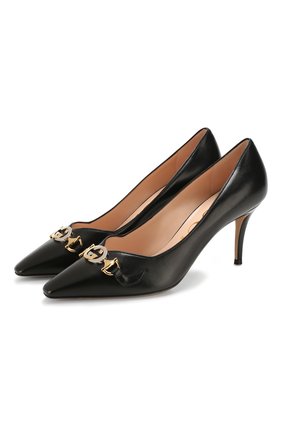 Кожаные туфли Gucci Zumi | Фото №1 Кожаные туфли Gucci Zumi | Фото №1