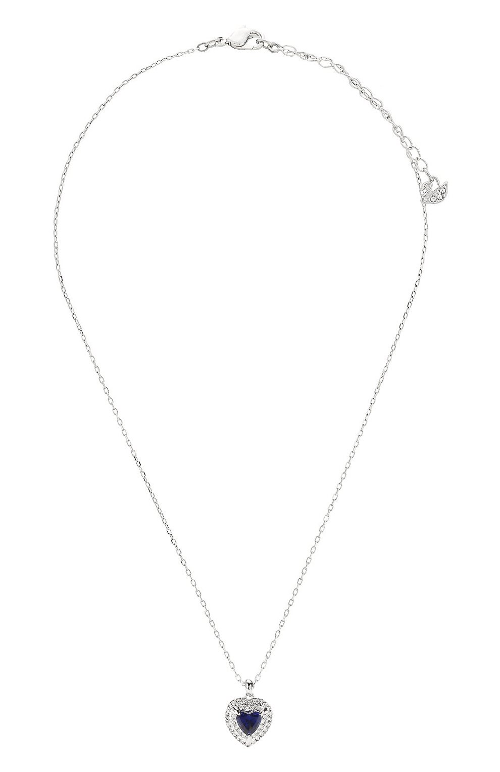 Женская кулон heart на цепочке SWAROVSKI серебряного цвета, арт. 5511541 | Фото 1