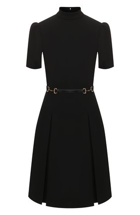 Женское платье GUCCI черного цвета по цене 180000 руб., арт. 598881/XJBY0 | Фото 1 Женское платье GUCCI черного цвета, арт. 598881/XJBY0 | Фото 1