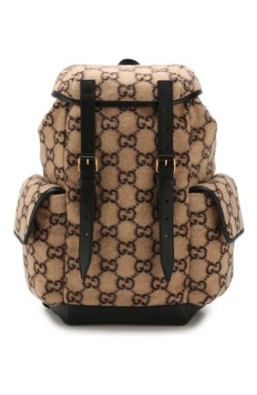 Мужской текстильный рюкзак GUCCI бежевого цвета по цене 127900 руб., арт. 598184/G38GT | Фото 1 Мужской текстильный рюкзак GUCCI бежевого цвета, арт. 598184/G38GT | Фото 1